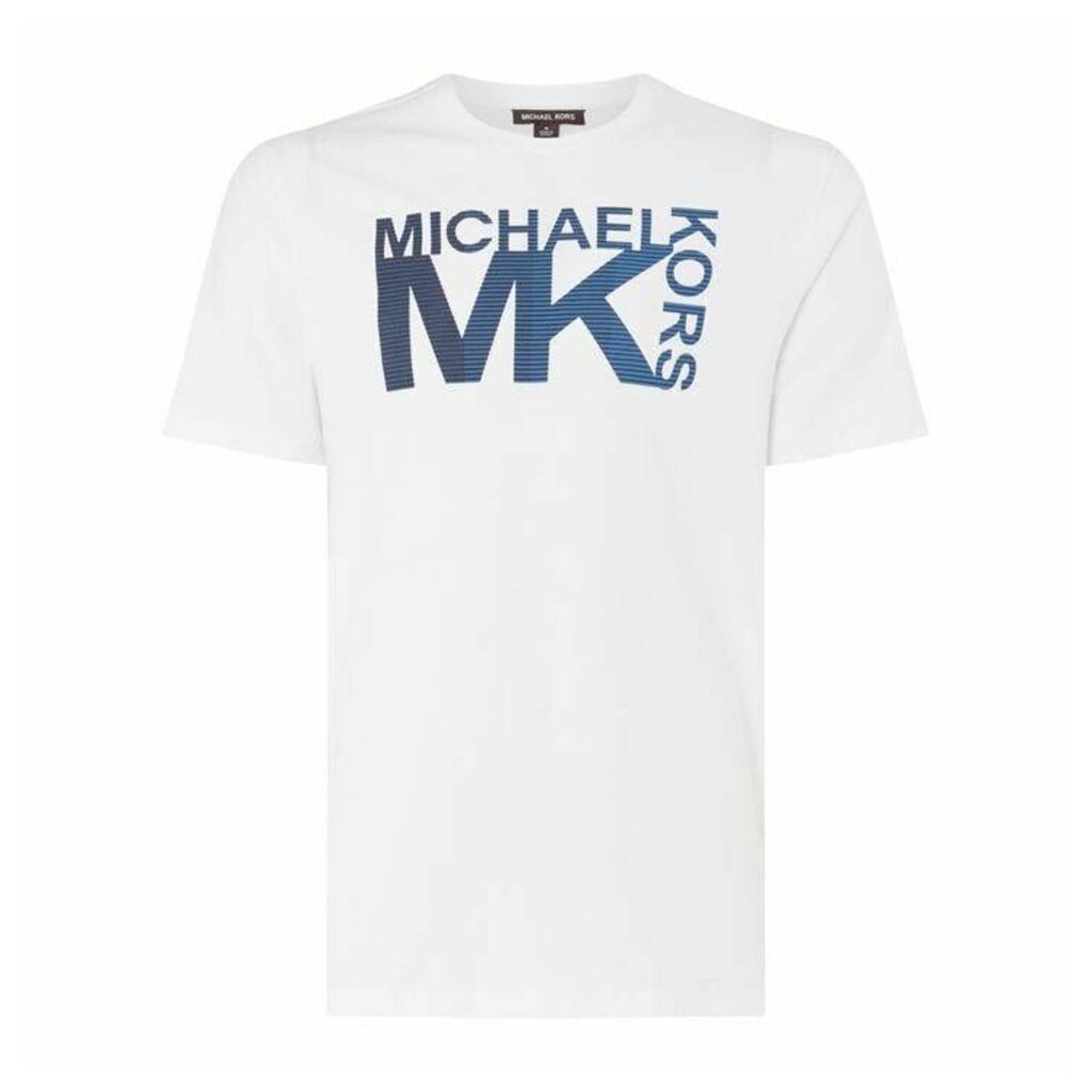 MICHAEL Michael Kors MK Lgo Thck2Thin Tee Sn92