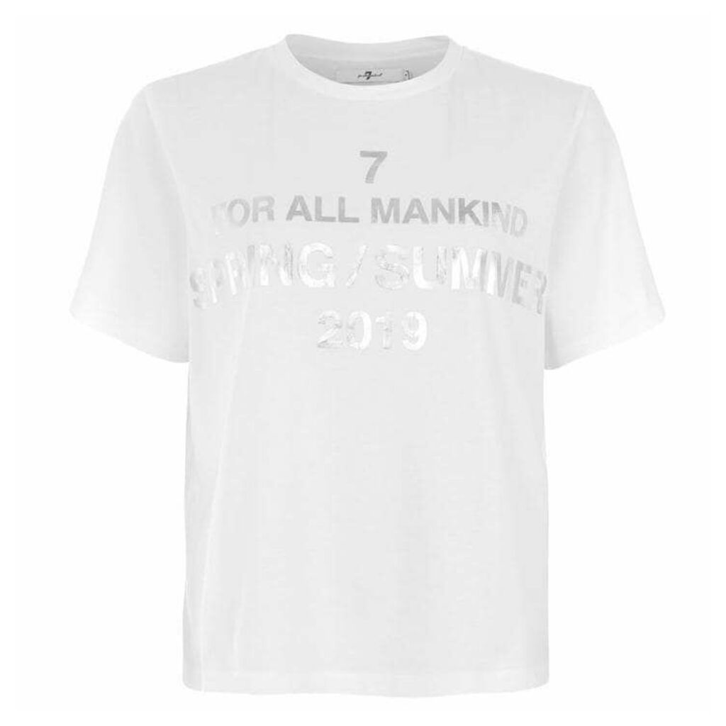 7 For All Mankind 7 Logo T Shirt