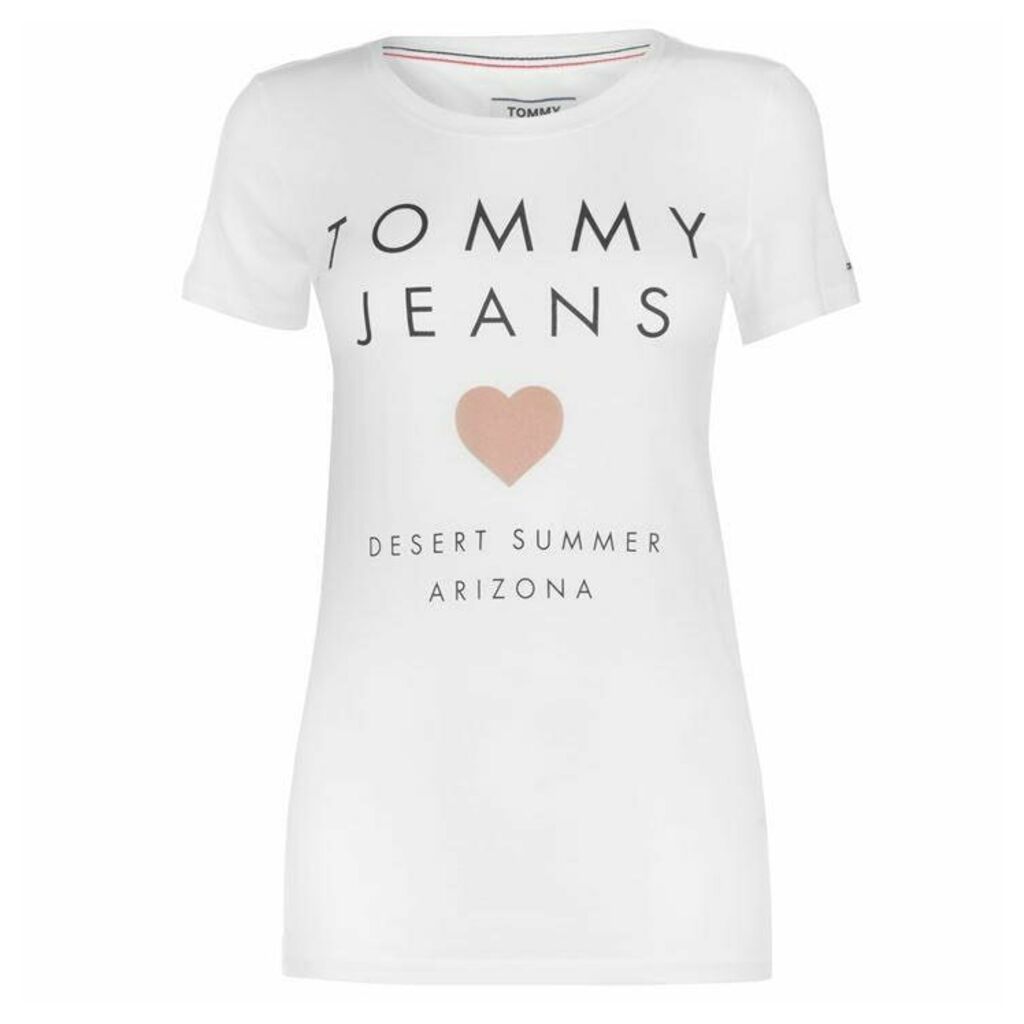 Tommy Jeans Heart Logo T Shirt