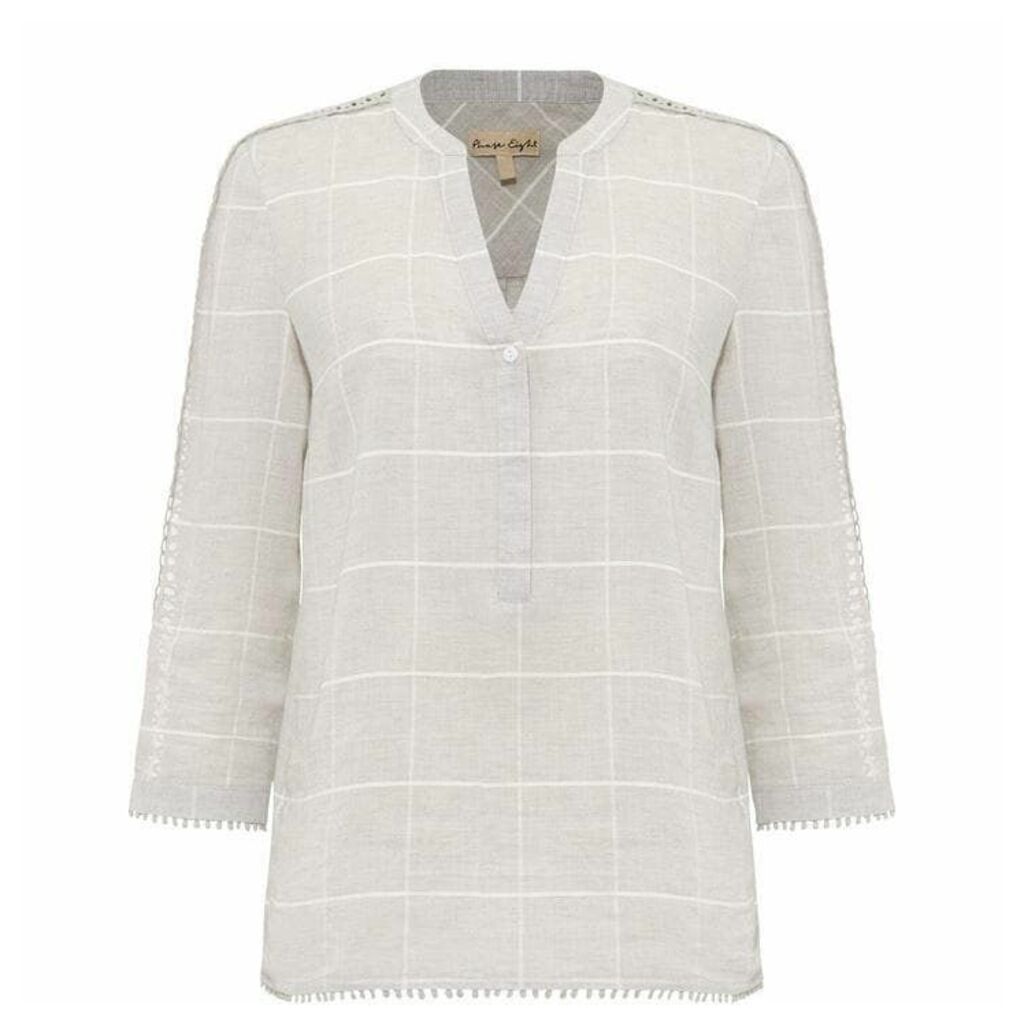 Phase Eight Lynsey Check Blouse