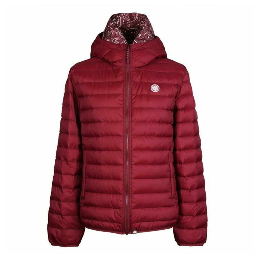 Pretty Green Lightweight Quilted Hooded Jacket