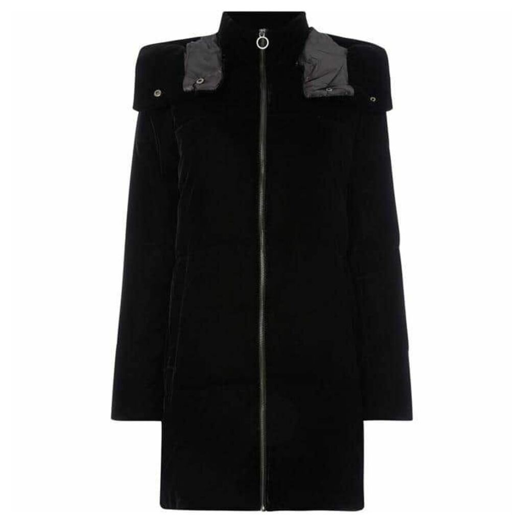 MICHAEL Michael Kors Velvet long puffer coat