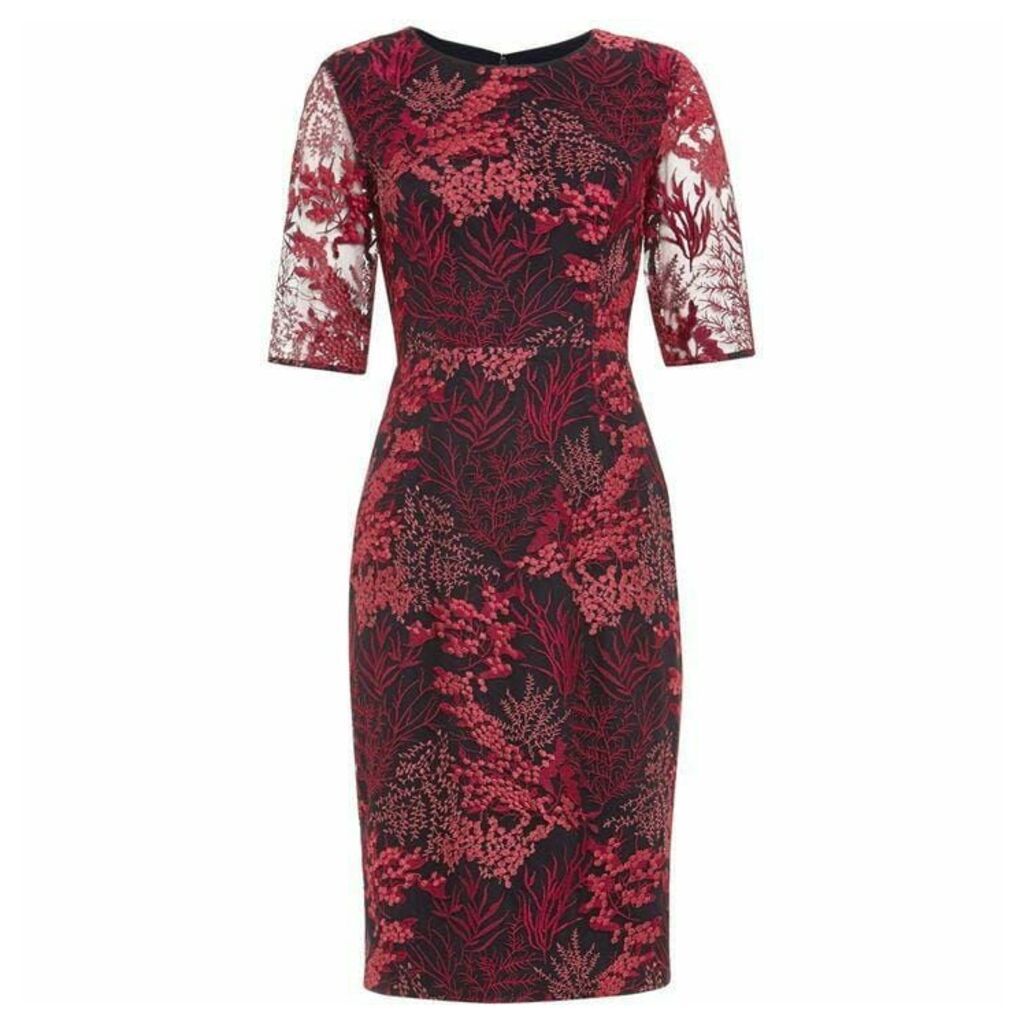 Phase Eight Fern Embroidered Dress