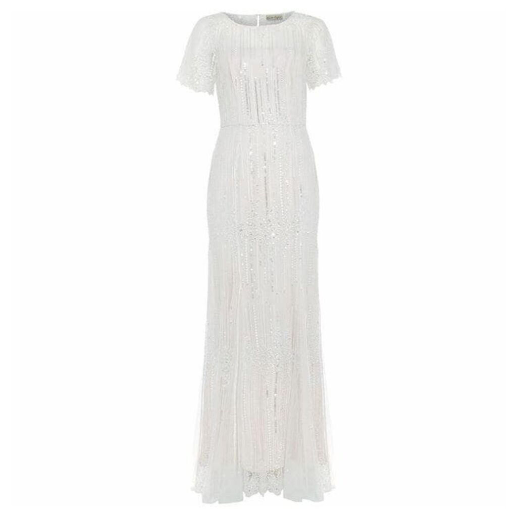Phase Eight Leonora Sequin Embroidered Bridal Dress