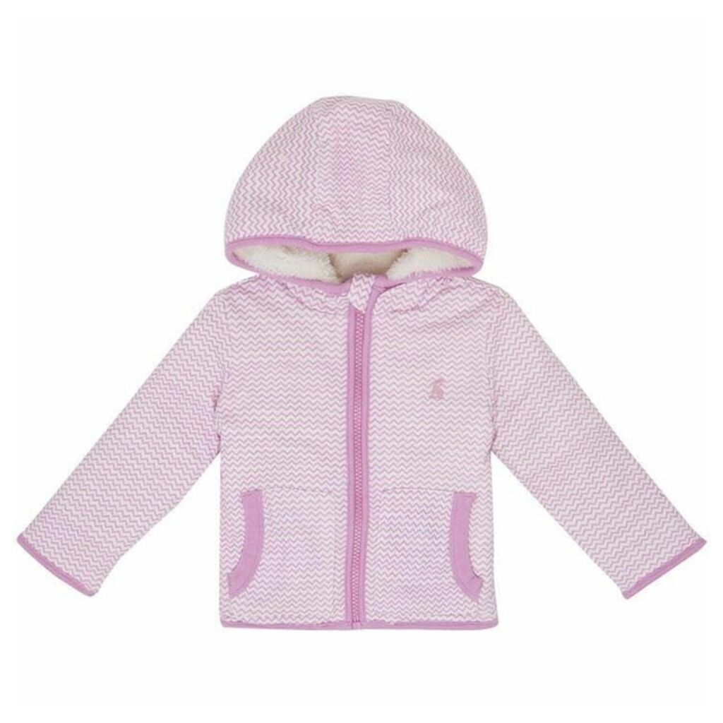 Little Joule Cosette Mauve Zag Sweatshirt