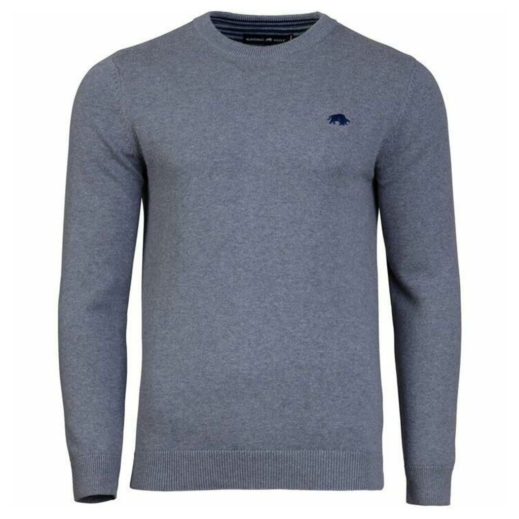 Raging Bull Big And Tall Plain Crew Neck Pull Over Jumper