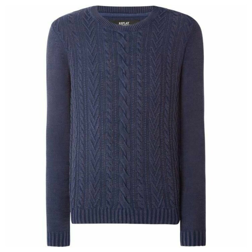 Replay Knitted Chenille Sweater