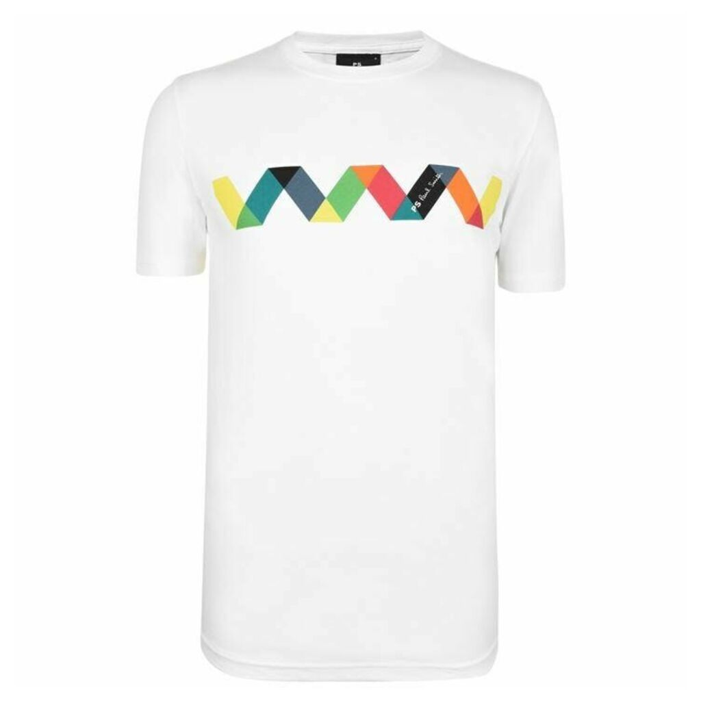 PS BY PAUL SMITH Wave Print T Shirt