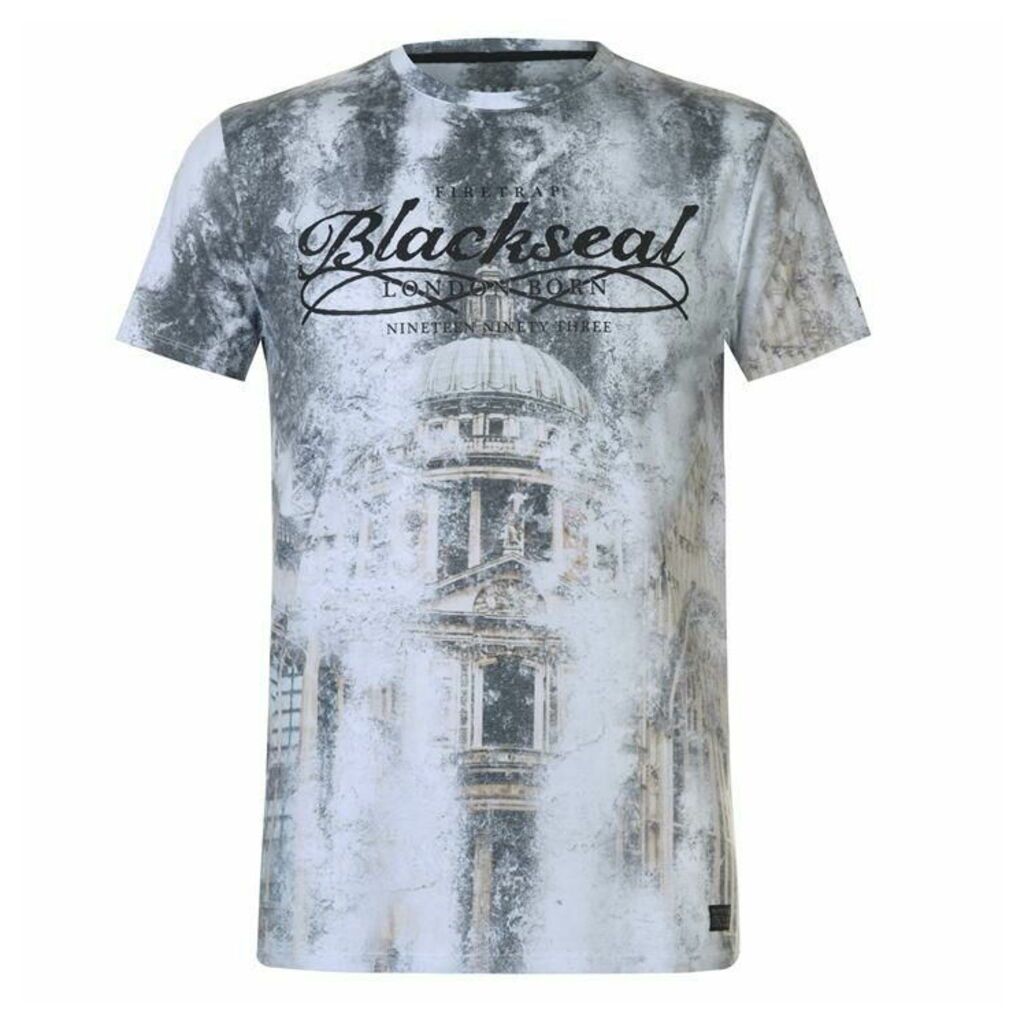 Firetrap Blackseal City T Shirt