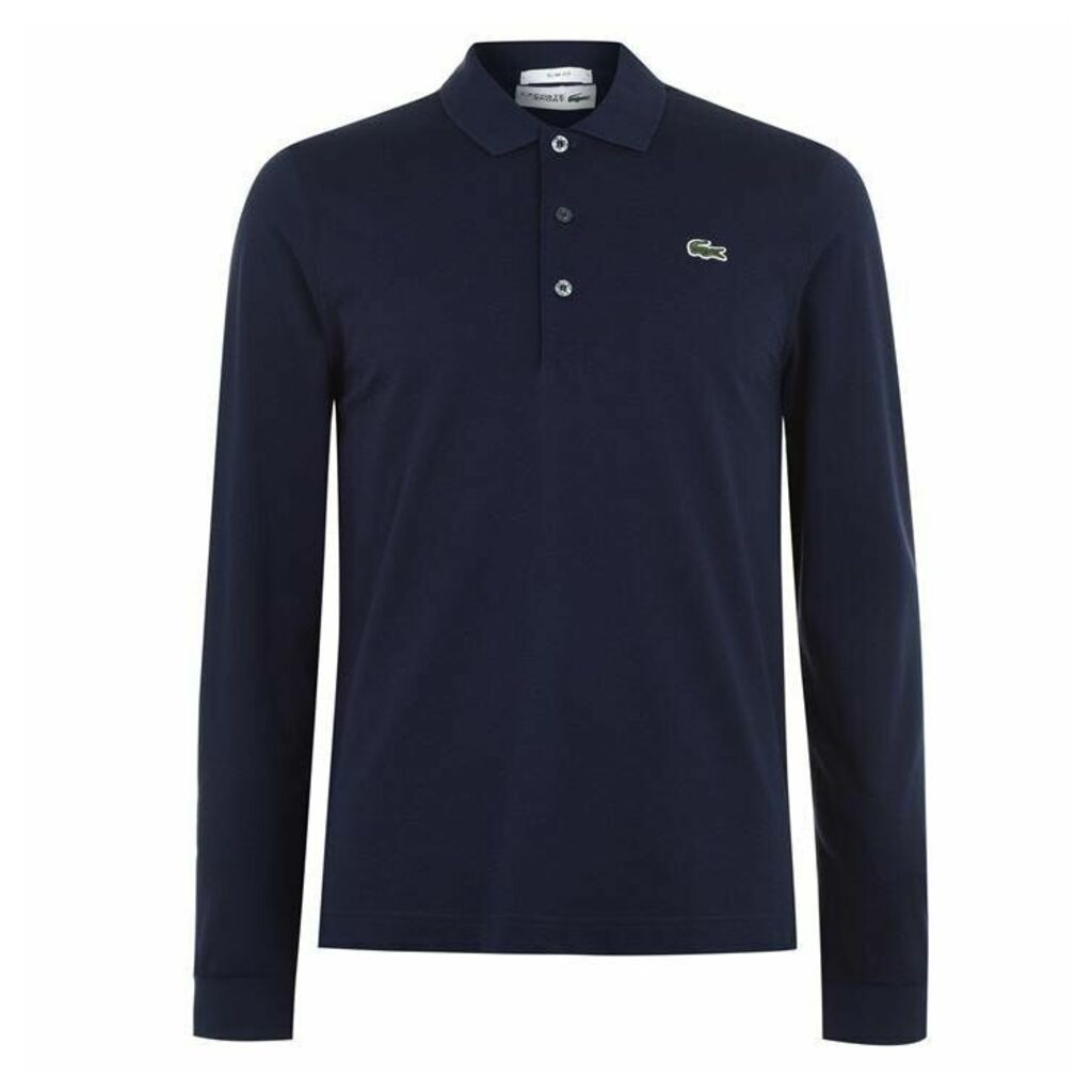 Lacoste Fit Long Sleeved Polo