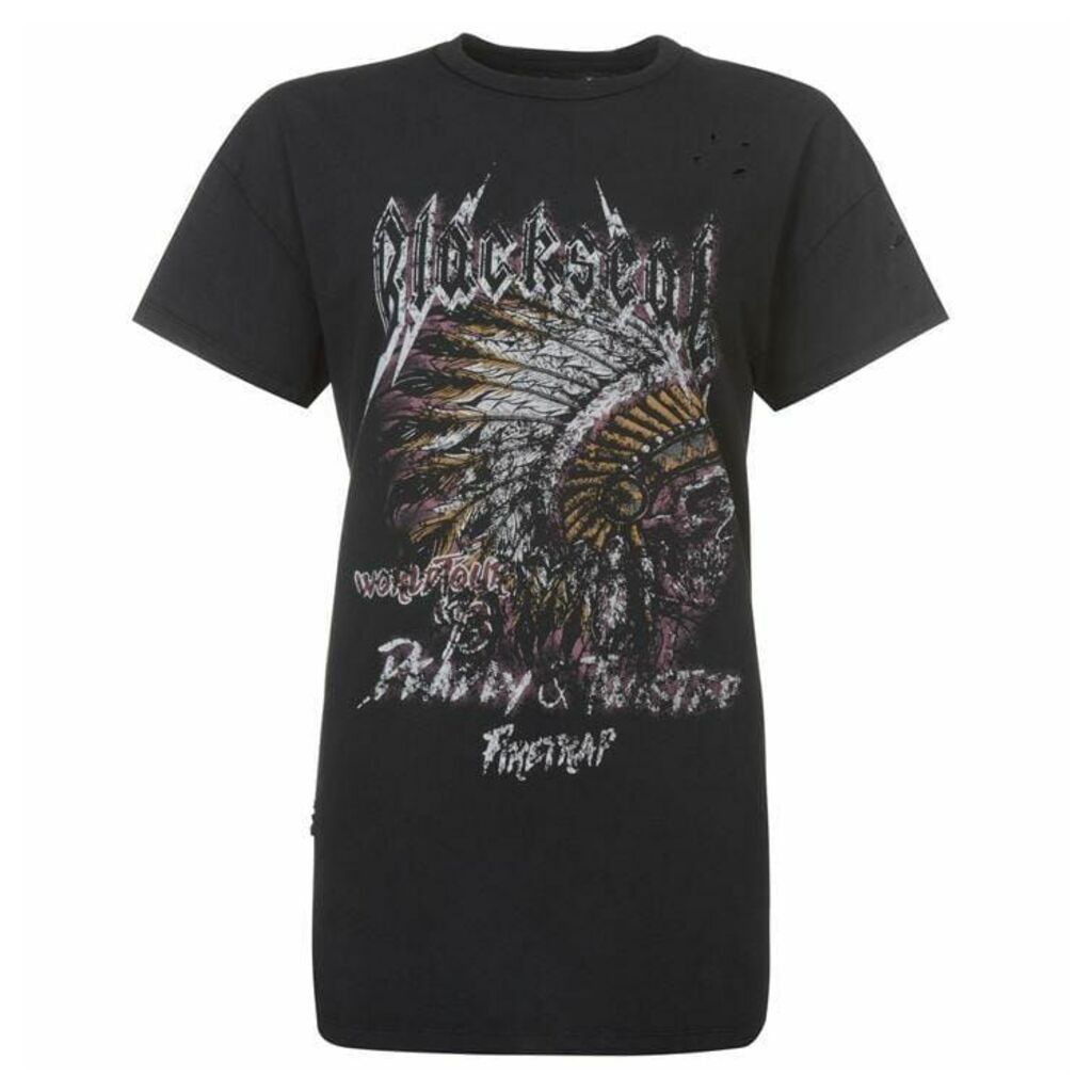 Firetrap Blackseal Skull Band T Shirt