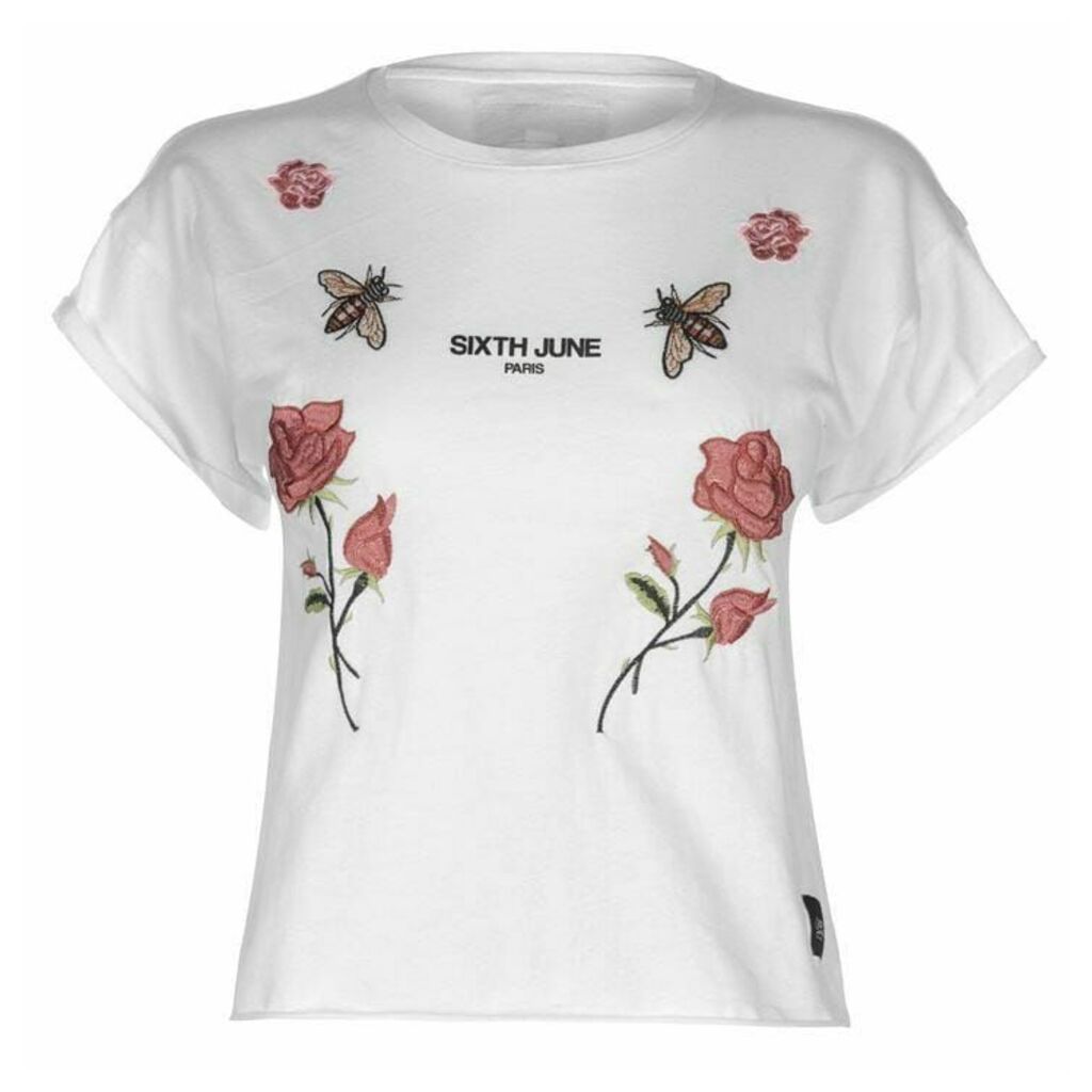 Sixth June Embroidered T Shirt