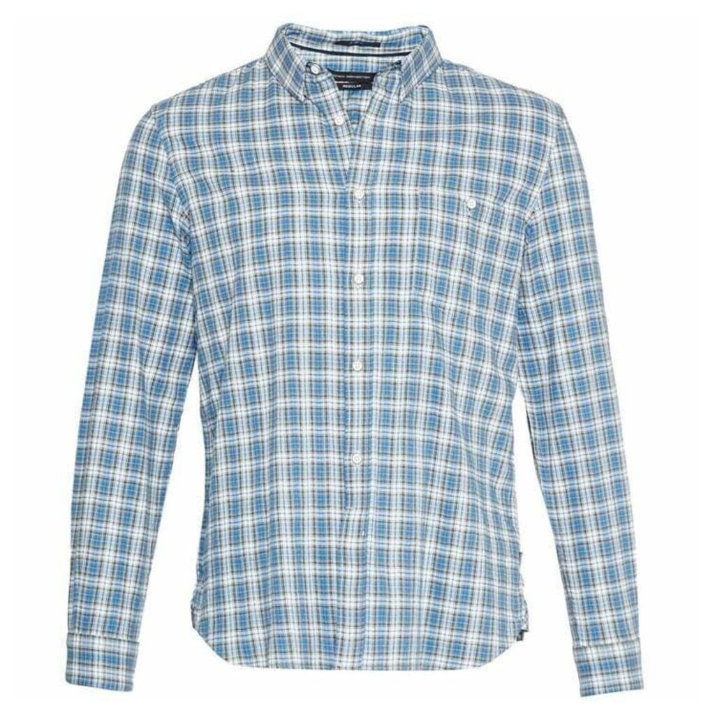 French Connection Tartan Peached Regular Fit Shirt