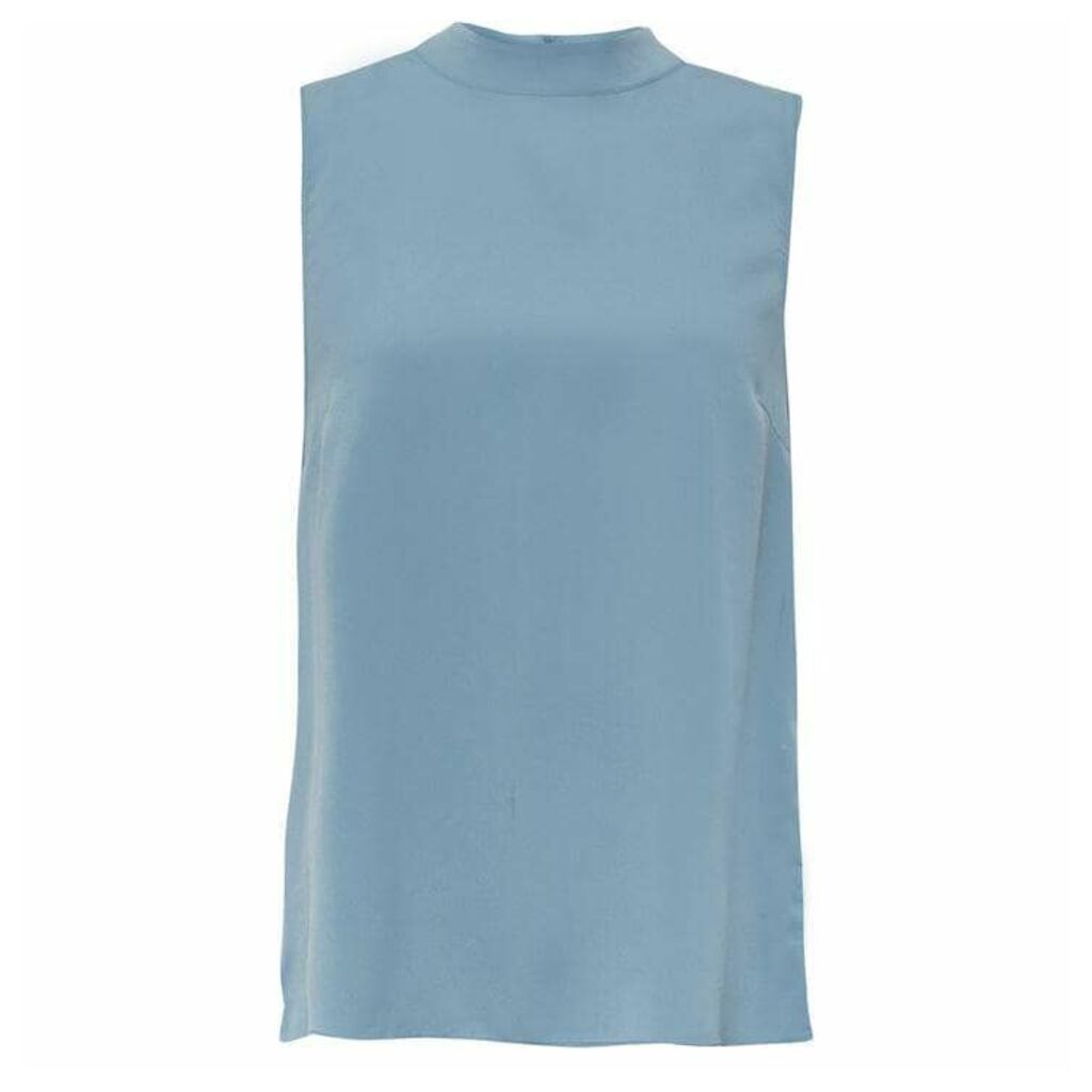 French Connection Crepe Light High Neck Top