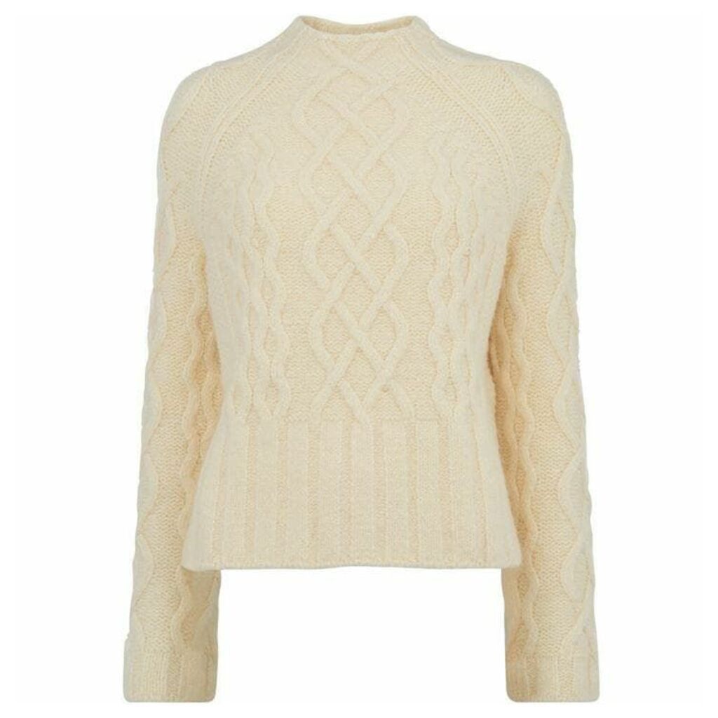Whistles Modern Cable Sweater