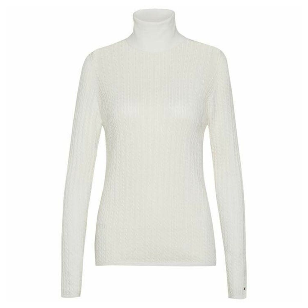 Tommy Hilfiger Erca Mini Cable Roll-Neck Sweater