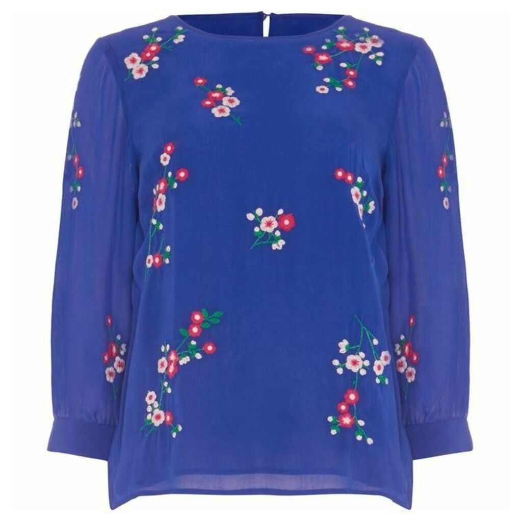 Phase Eight Hina Embroidered Blouse