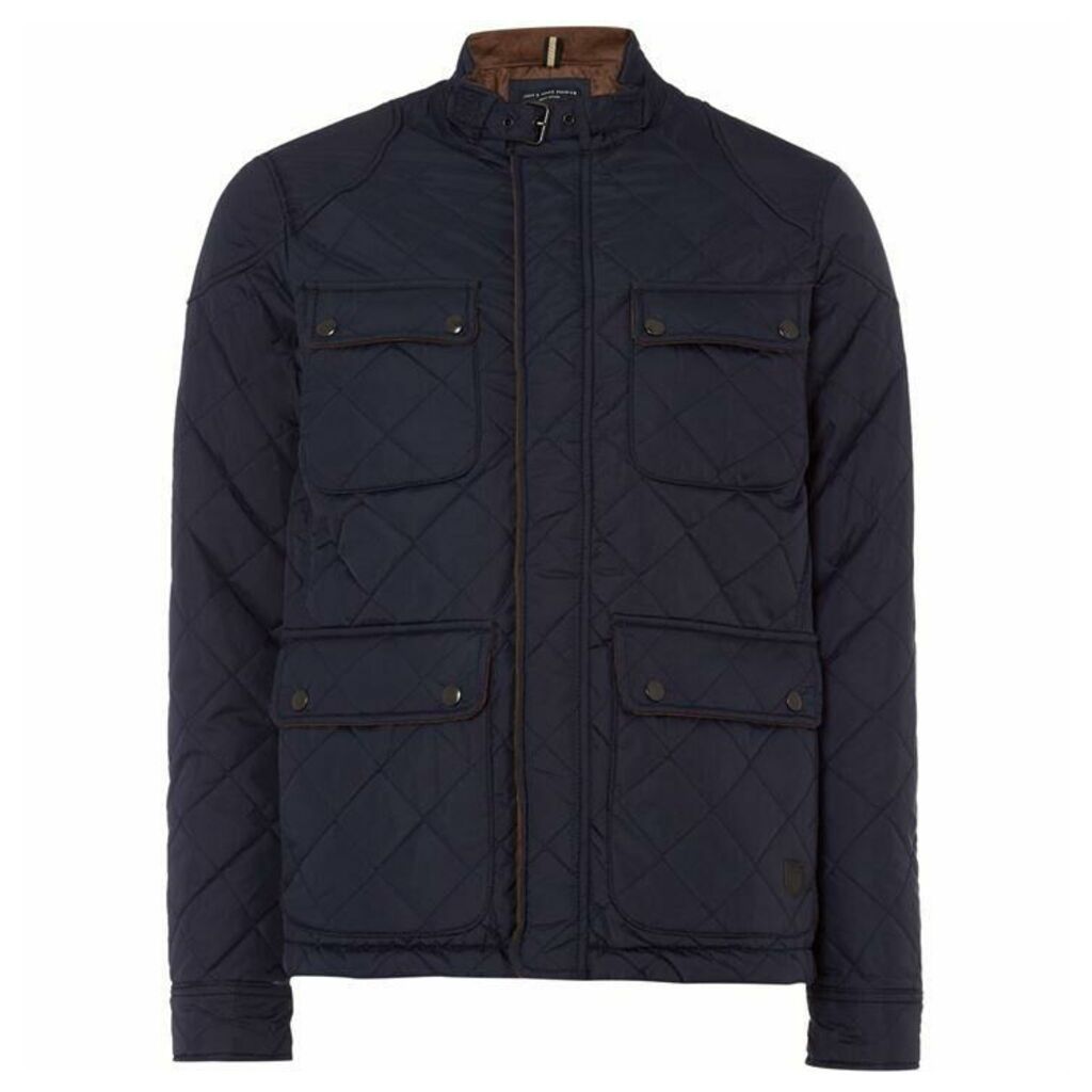 Jack and Jones Stone Quilted Jacket