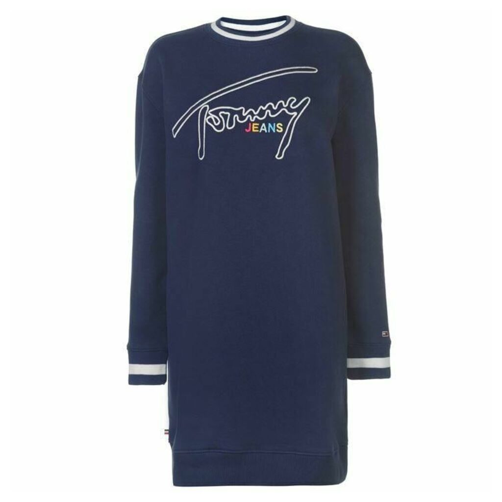 Tommy Jeans Tommy Logo Sweatshirt Dress