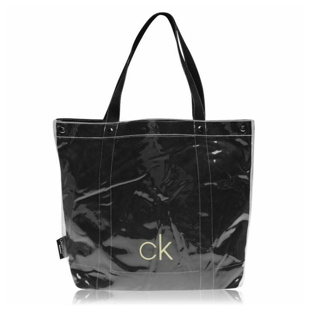 Calvin Klein Transparent Tote Bag