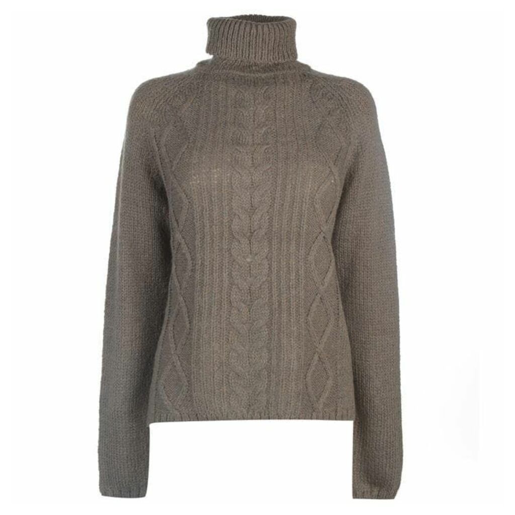Label Lab Label Chunky Cable Knit Jumper Ladies