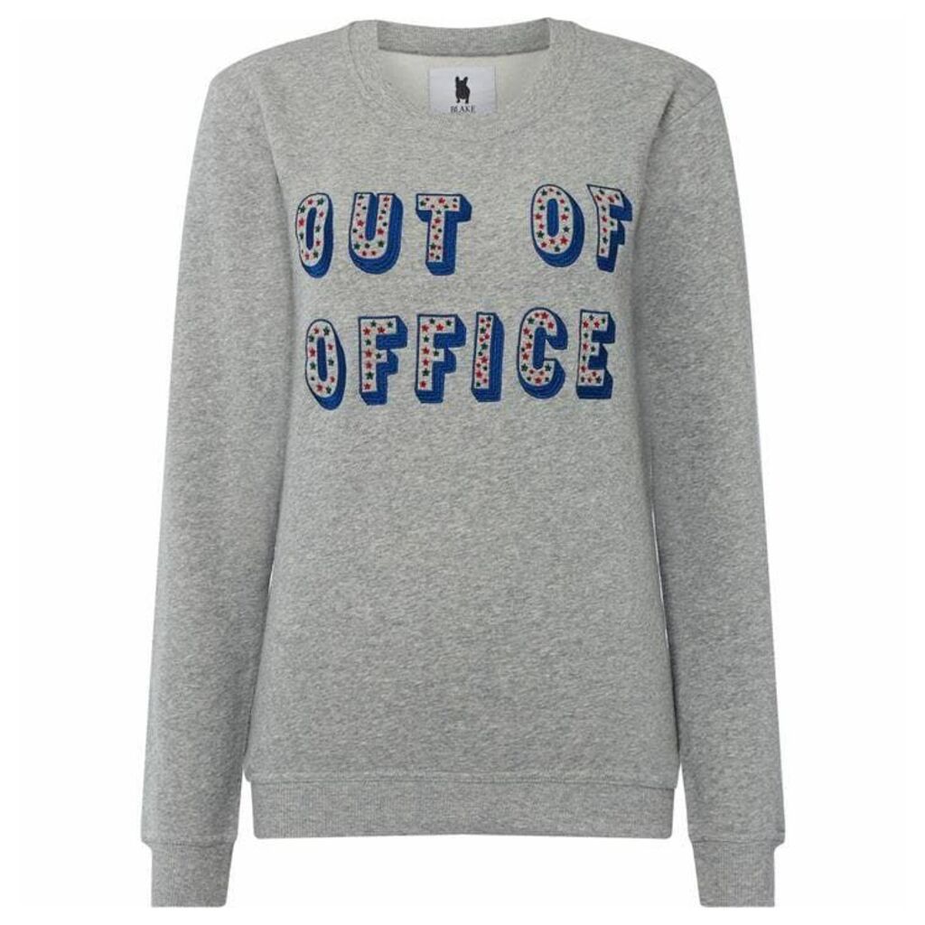 Blake Seven Out Of Office Grey Jumper