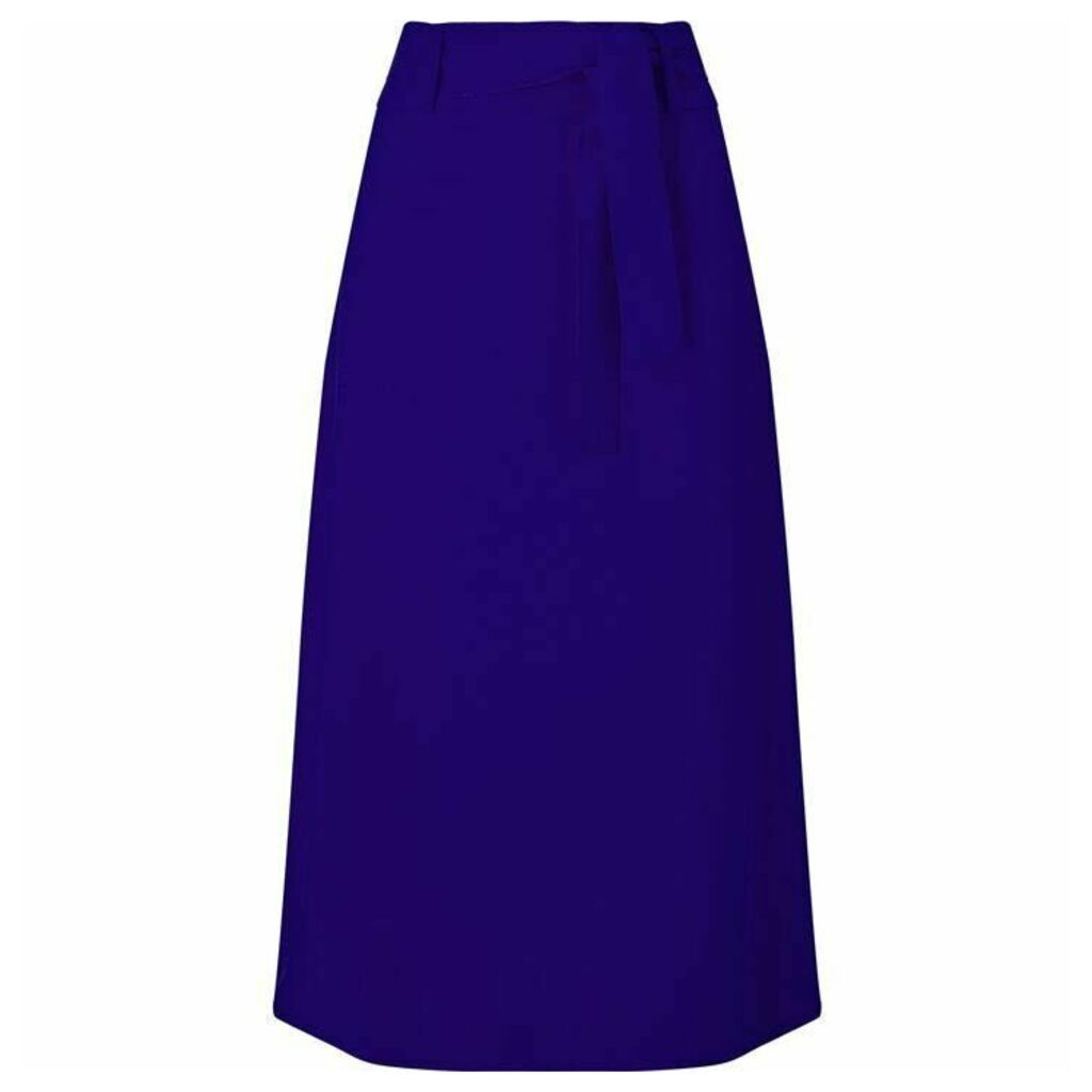 James Lakeland Cady Skirt W Belt - Cobalt