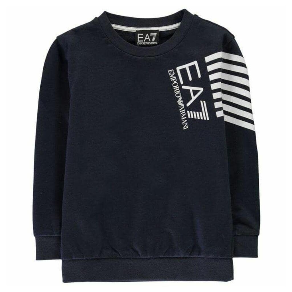 EA7 7 Line Logo Sweater
