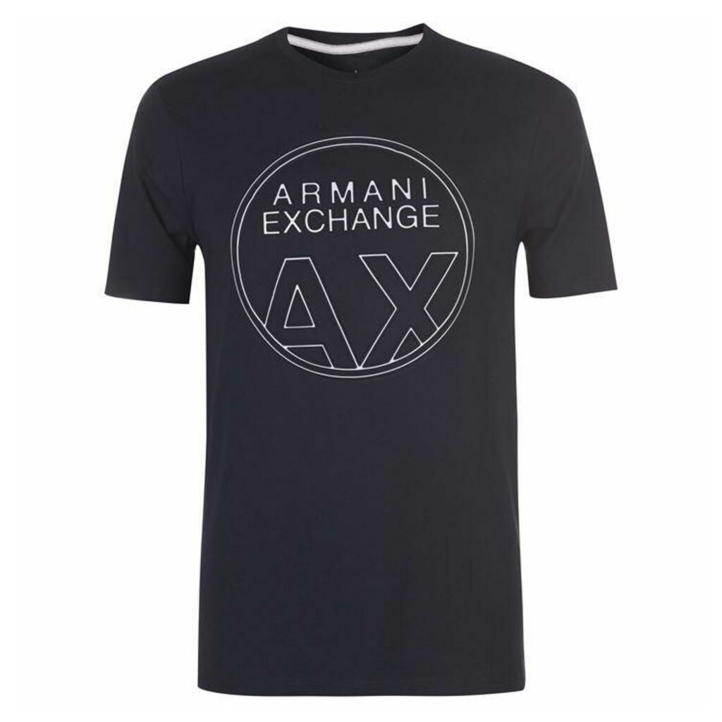 Armani Exchange Circle Logo T Shirt