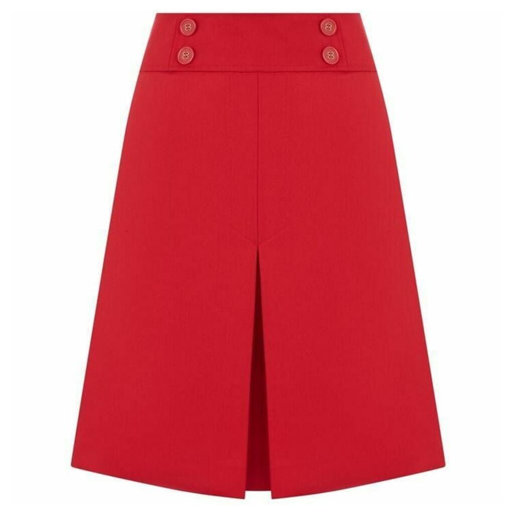 Oasis Button Detail Skirt