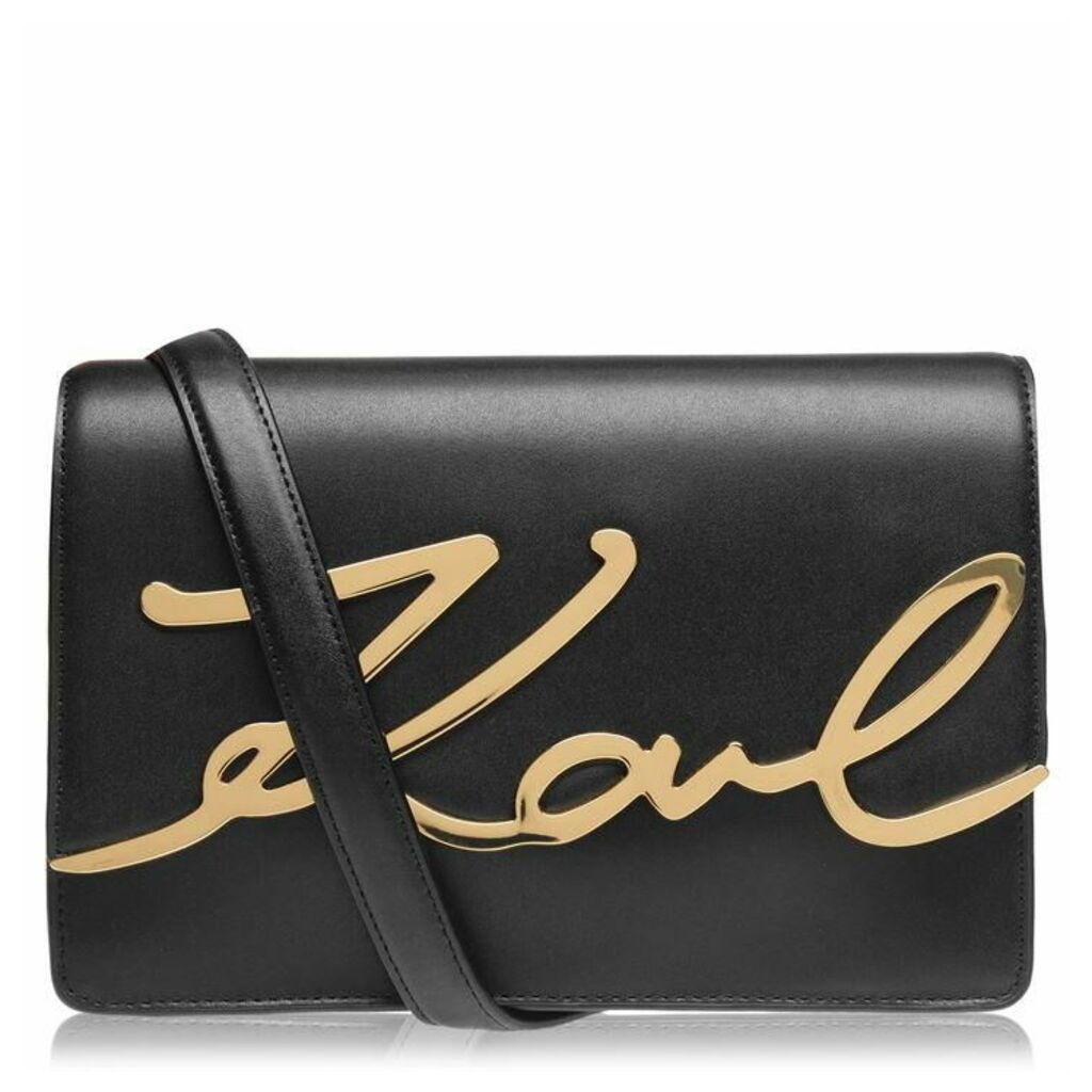 Karl Lagerfeld K/Signature Shoulder Bag - Black A997