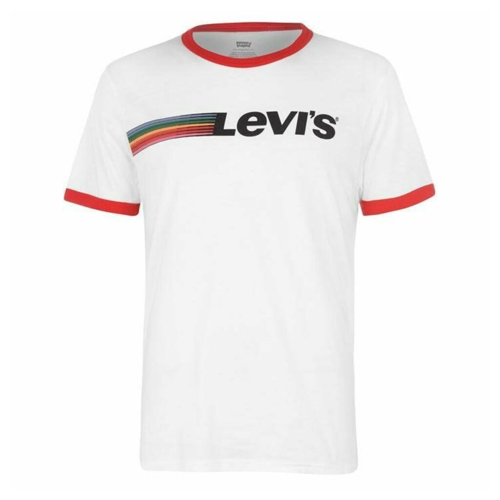 Levis SS Ringer T Shirt Mens