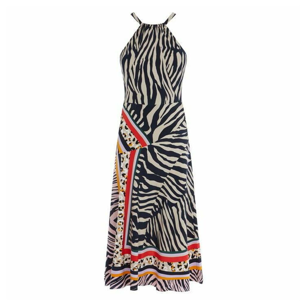 Karen Millen Zebra Scarf Dress
