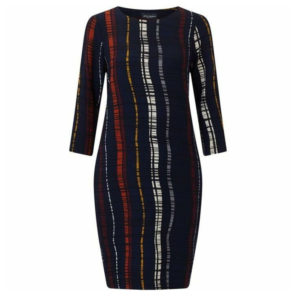 James Lakeland Stripe Print Dress