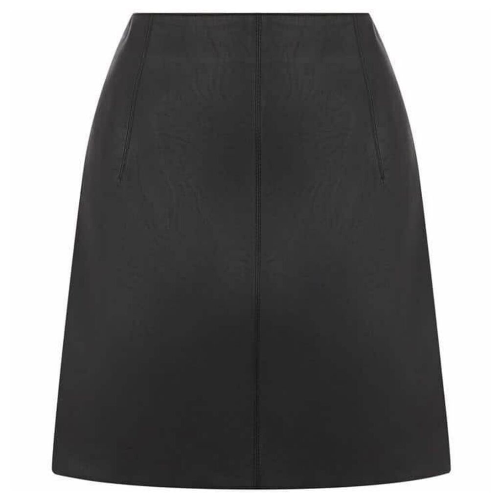Oasis Faux Leather Mini Skirt
