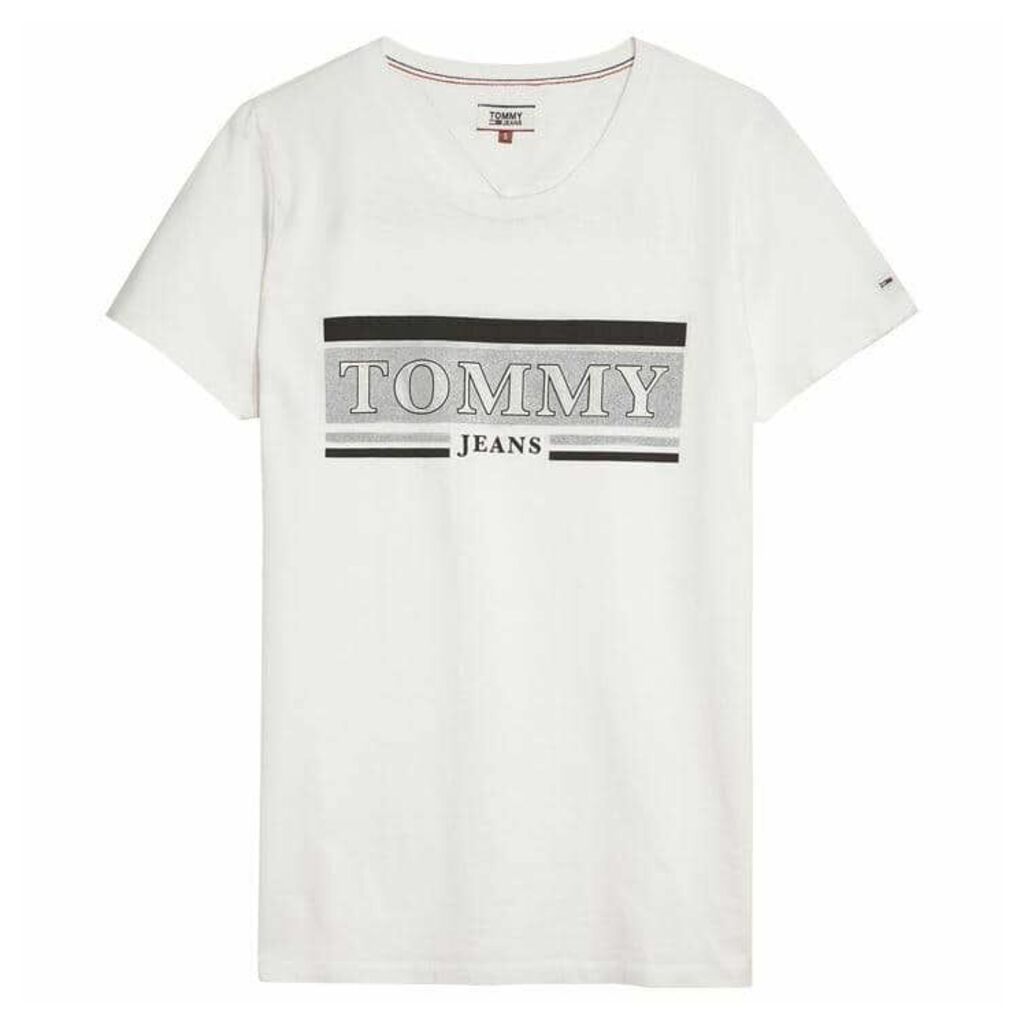 Tommy Jeans Metallic Logo T Shirt