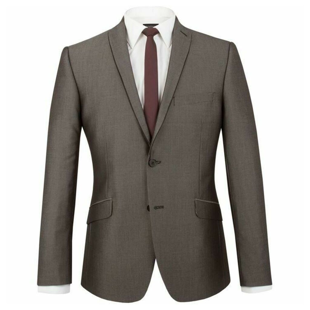 Limehaus Johnston grey micro slim fit jacket