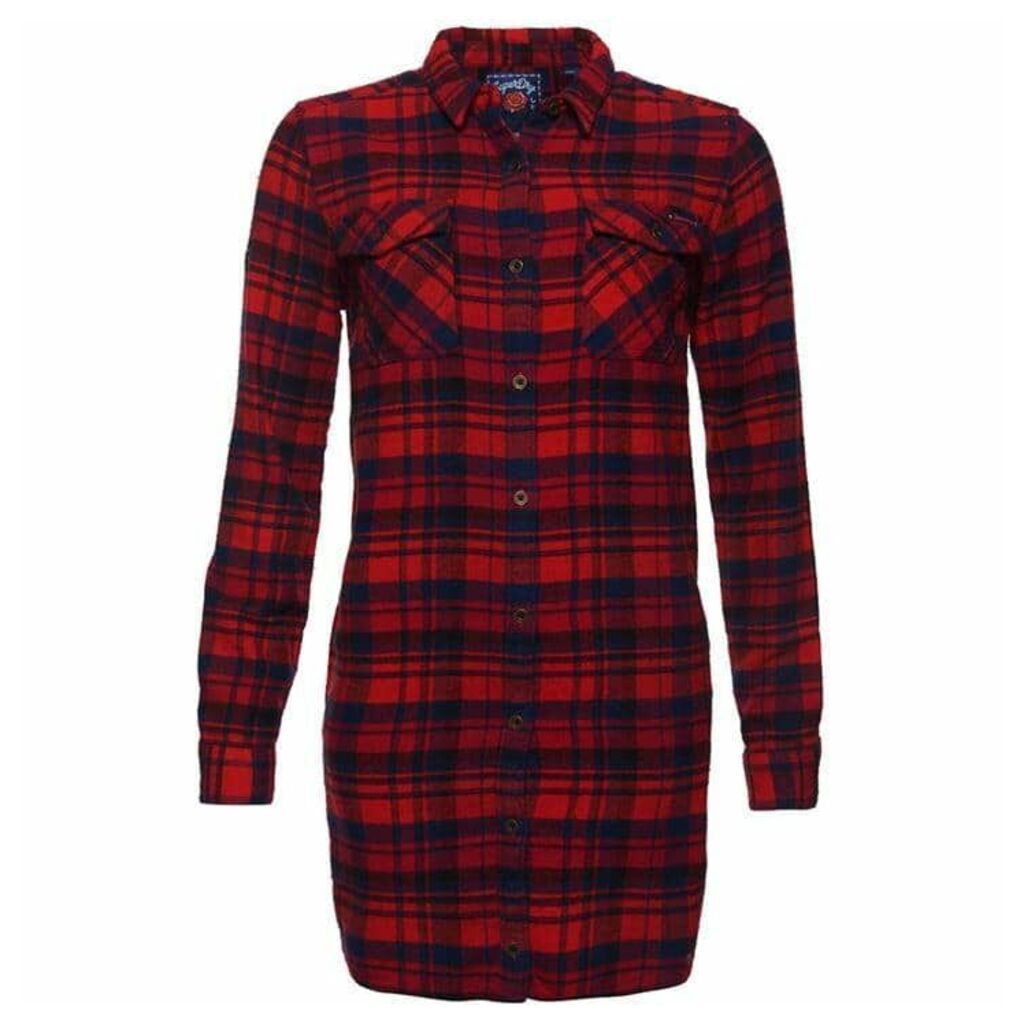 Superdry Willow Check Shirt Dress