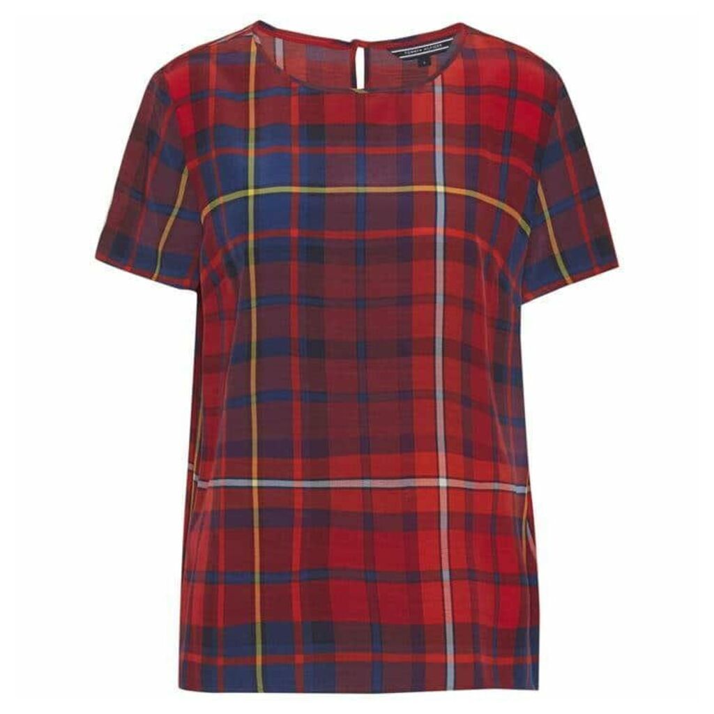 Tommy Hilfiger Avril Short Sleeve Check Top