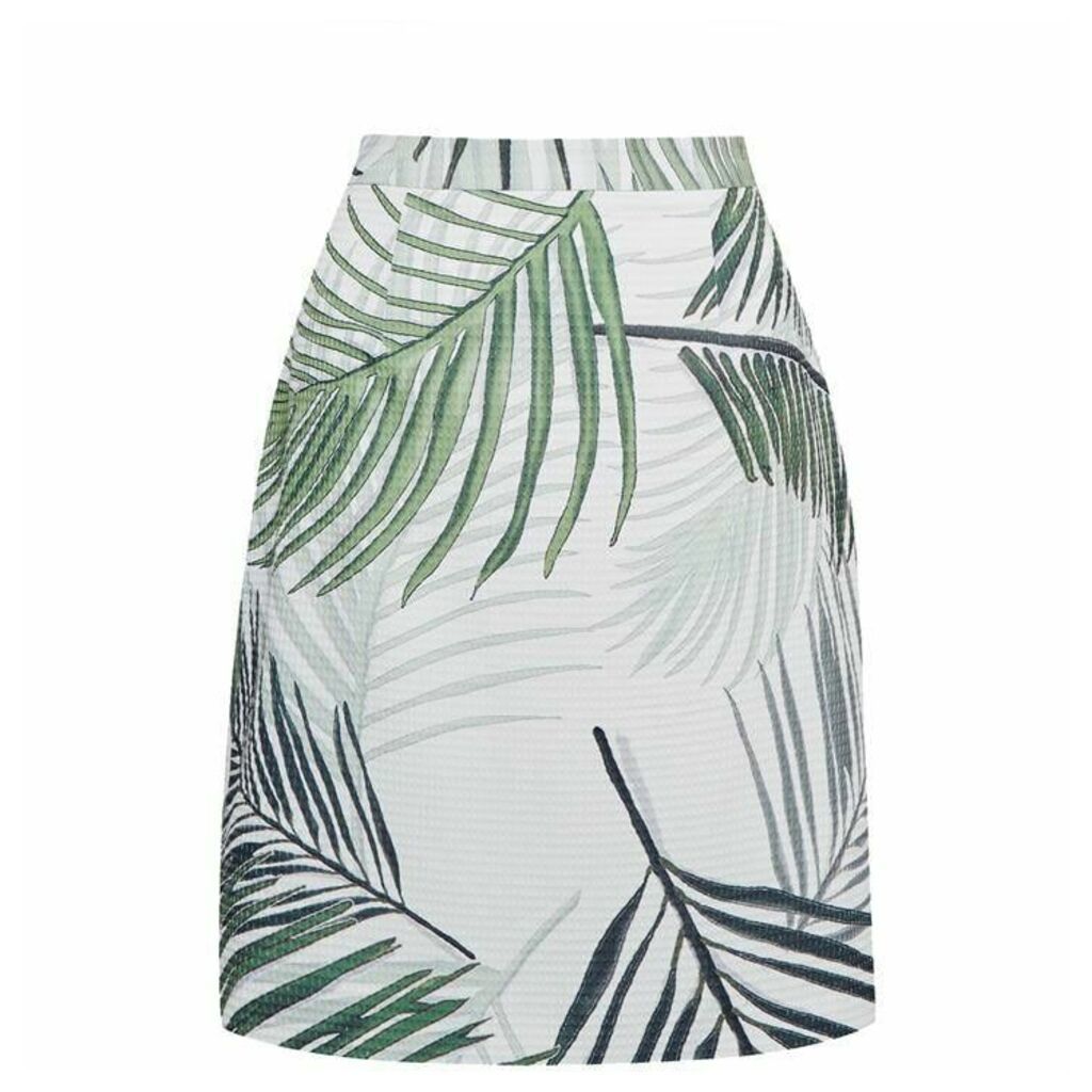 Great Plains Palm Camo A Line Skirt