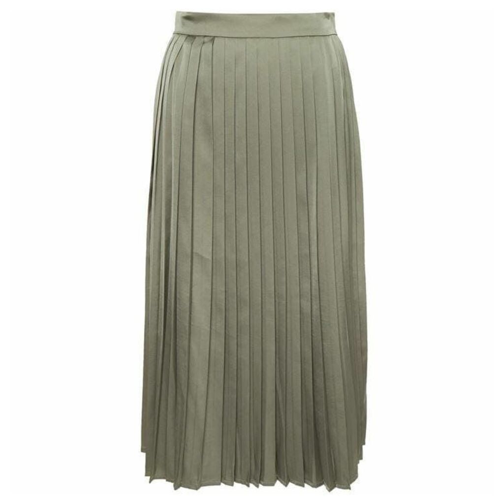 Great Plains Satin Luxe Pleated Skirt