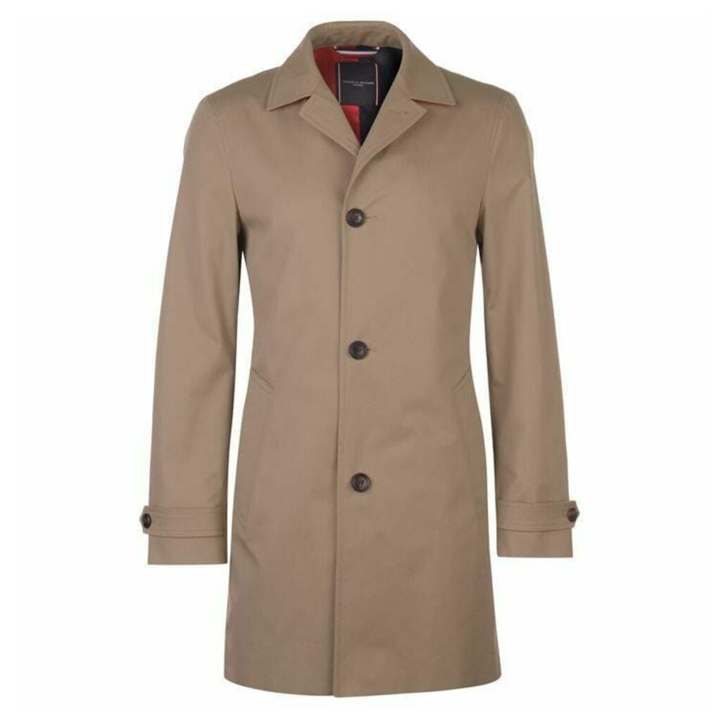 Tommy Hilfiger Tailoring Tommy Pure Cotton Point Collar Trench Coat