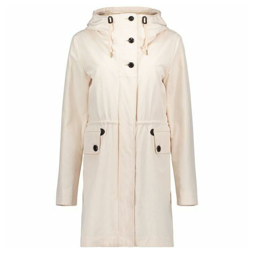 Betty Barclay Crossover Hooded Parka - Beige