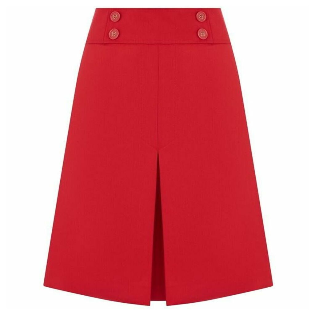 Oasis Button Detail Skirt