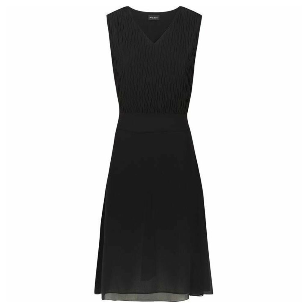 James Lakeland Textured Sleeveless Dress - Black