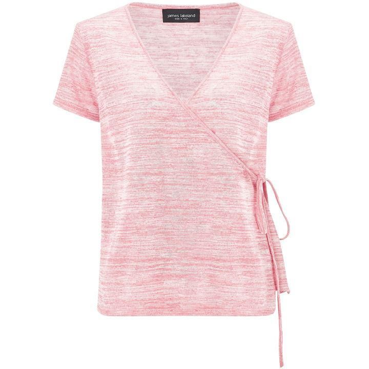 James Lakeland Wrap T-Shirt - Pink