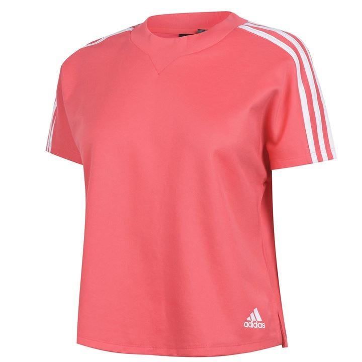 adidas Attitude T Shirt Ladies - Prism Pink