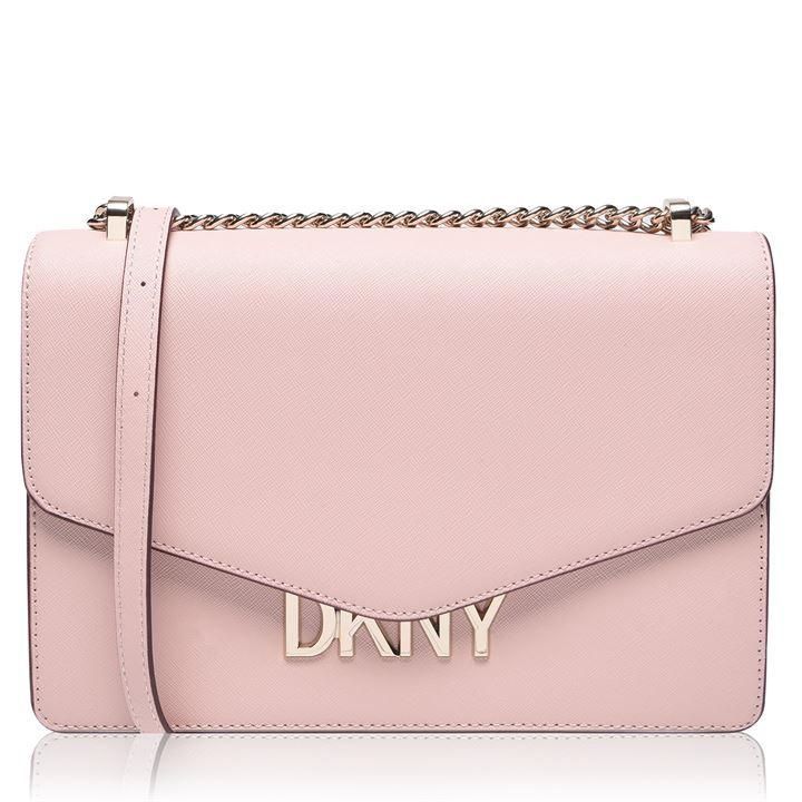 DKNY Flap Over Logo Bag - Pink