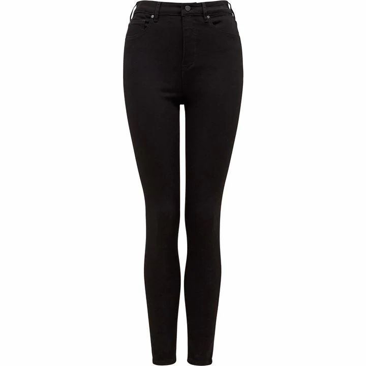Forever New Cleo High Rise Ankle Grazer Jeans - BLACK
