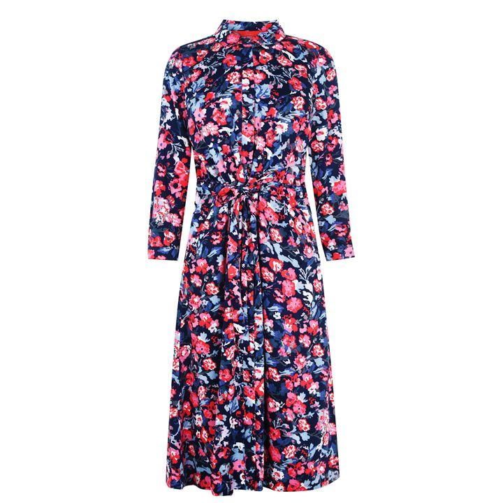 Joules Briony Shirt Dress - Navy Floral